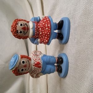 Ragedy Ann Ragedy Andy ceramic figurines